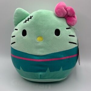 Hello Kitty And Friends  Squishmallow Frankenstein 8 inch Plush New green pink